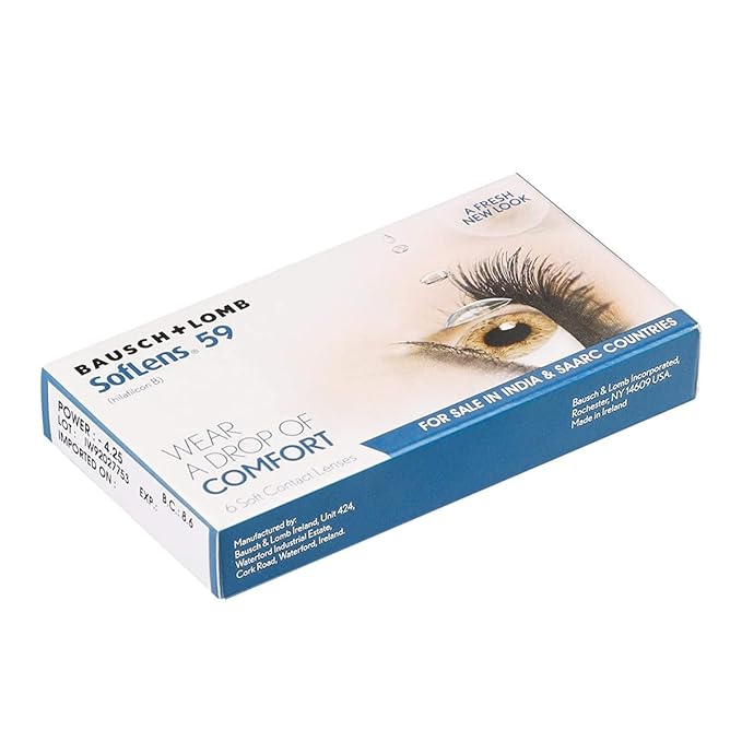 Softlens 59 By Bausch & Lomb - 6 Lens Pack