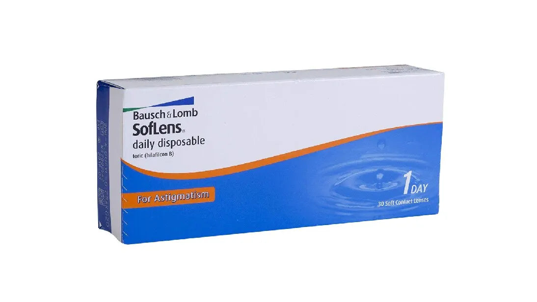 Soflens Toric Daily Disposable By Bausch & Lomb - 30 Lens Pack